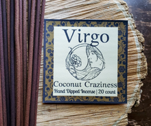 Load image into Gallery viewer, Virgo Coconut Craziness Incense Sticks