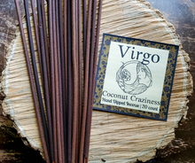 Load image into Gallery viewer, Virgo Coconut Craziness Incense Sticks