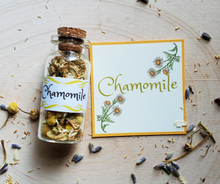 Load image into Gallery viewer, chamomile mini herb bottle