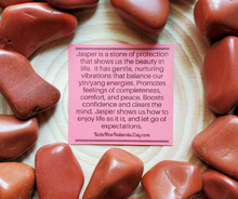 Load image into Gallery viewer, Red Jasper Tumbled Gemstones