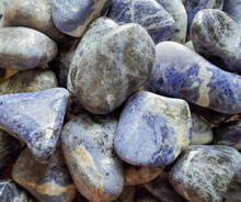 Load image into Gallery viewer, Sodalite Tumbled Gemstones 0.5-1.5 inch