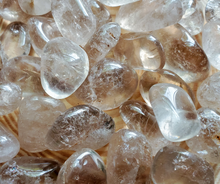 Load image into Gallery viewer, smoky quartz crystals, tumbled gemstones