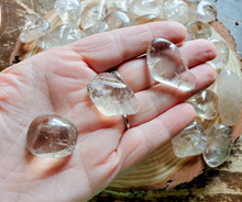 Load image into Gallery viewer, smoky quartz crystals, tumbled gemstones