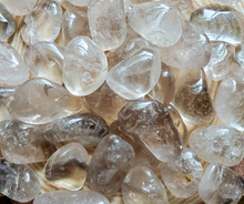 Load image into Gallery viewer, smoky quartz crystals, tumbled gemstones
