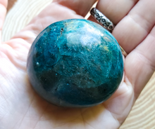 Load image into Gallery viewer, Blue apatite Palm stones