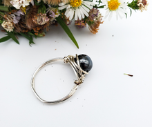Load image into Gallery viewer, Hematite Wire Wrapped Ring