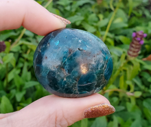 Load image into Gallery viewer, Blue apatite Palm stones