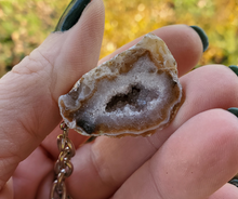 Load image into Gallery viewer, Occo Agate Geode Keychain