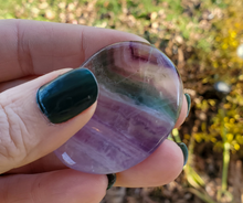 Load image into Gallery viewer, Fluorite Worry Stone