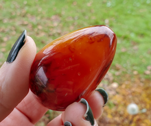 Load image into Gallery viewer, Polished Carnelian Egg (#3)