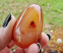 Load image into Gallery viewer, Polished Carnelian Egg (#3)