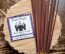 Load image into Gallery viewer, Black Magic Hand Dipped Incense Sticks - 20 Pack