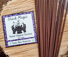 Load image into Gallery viewer, Black Magic Hand Dipped Incense Sticks - 20 Pack