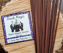 Load image into Gallery viewer, Black Magic Hand Dipped Incense Sticks - 20 Pack