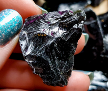 Load image into Gallery viewer, Rough Black Obsidian gemstones