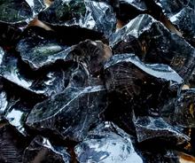Load image into Gallery viewer, Rough Black Obsidian gemstones