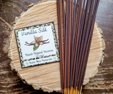 Load image into Gallery viewer, Vanilla Silk Hand Dipped Incense Sticks - 20 pack