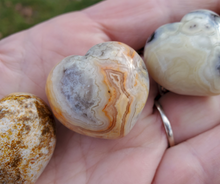 Load image into Gallery viewer, Small Crazy Lace Agate Heart - 30mm