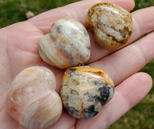 Load image into Gallery viewer, Small Crazy Lace Agate Heart - 30mm