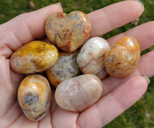 Load image into Gallery viewer, Small Crazy Lace Agate Heart - 30mm
