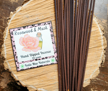 Load image into Gallery viewer, Rosewood and Musk Incense Sticks