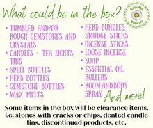 Load image into Gallery viewer, Witchy Mystery Box - Crystals, Candles, Herbs and More!