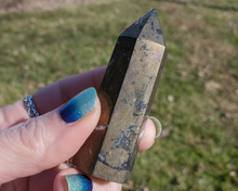 Load image into Gallery viewer, Chalcopyrite Gemstone Point