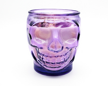 Load image into Gallery viewer, Self Empowerment Intention Candle (Blackened Amethyst) - 12 oz Purple Skull Jar