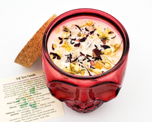 Load image into Gallery viewer, Self Love Intention Candle (Jasmine Vanilla) - 12 oz Red Skull Jar