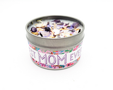 Load image into Gallery viewer, Best mom ever lilac scented soy wax candle