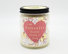 Load image into Gallery viewer, Self Love Intention Candle (Jasmine Vanilla) - 9 oz