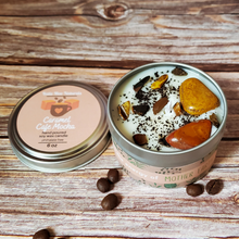 Load image into Gallery viewer, Coffee scented grounding intention candle