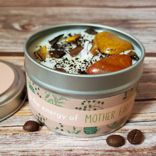 Load image into Gallery viewer, Grounding Intention Candle (Caramel Cafe Mocha) - 6 oz
