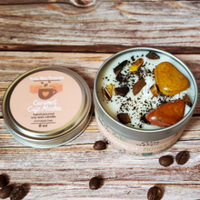 Load image into Gallery viewer, Coffee scented grounding intention candle
