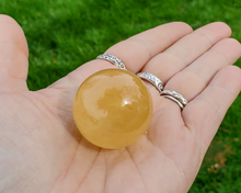 Load image into Gallery viewer, Honey Calcite Sphere