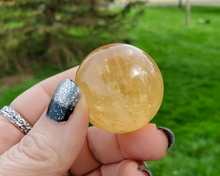 Load image into Gallery viewer, Honey Calcite Sphere