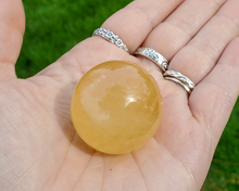 Load image into Gallery viewer, Honey Calcite Sphere