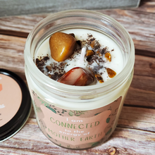 Load image into Gallery viewer, Grounding Intention Candle (Caramel Cafe Mocha) - 9 oz