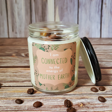 Load image into Gallery viewer, Coffee scented soy wax candle