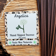 Load image into Gallery viewer, Angelica scented hand dipped incense sticks
