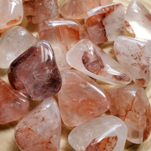 Load image into Gallery viewer, Fire Quartz Tumbled Gemstones