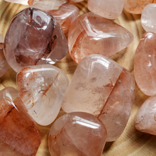 Load image into Gallery viewer, Fire Quartz Tumbled Gemstones