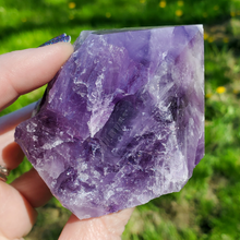 Load image into Gallery viewer, Large Natural Amethyst Top Polished Point