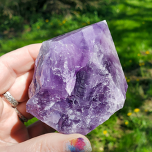 Load image into Gallery viewer, Large Natural Amethyst Top Polished Point
