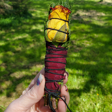 Load image into Gallery viewer, Cedar and rose white sage alternative smudge sticks