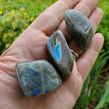 Load image into Gallery viewer, Labradorite tumbled gemstones, ethically mined