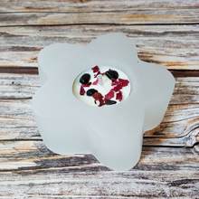 Load image into Gallery viewer, Flower shaped selenite crystal tea light candle holder