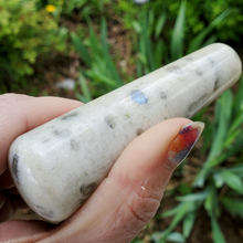 Load image into Gallery viewer, 4 inch rainbow Moonstone massage wand