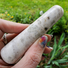 Load image into Gallery viewer, 4 inch rainbow Moonstone massage wand