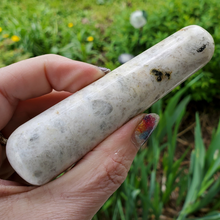 Load image into Gallery viewer, 4 inch rainbow Moonstone massage wand